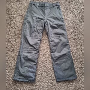 Grey Arctix Snow Pants Men Large Adjustable Waist 36-38W × 32L Leg Zipper